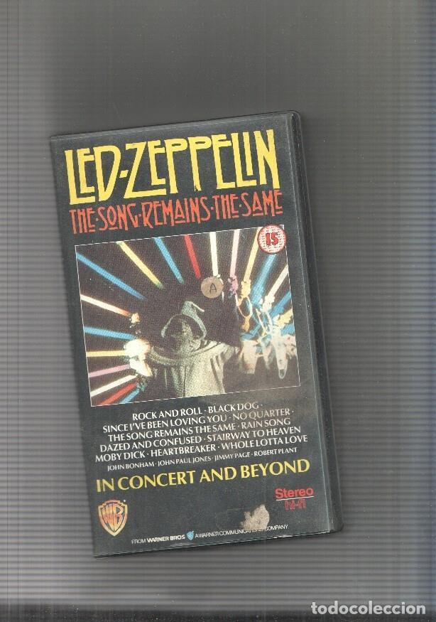 Cinema: Video VHS: Led Zeppelin: the song remains the same - Led Zeppelin