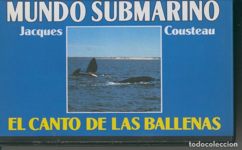 Cine: Video VHS: Jacques Cousteau: Mundo Submarino numero 24: En canto de las ballenas - Varios