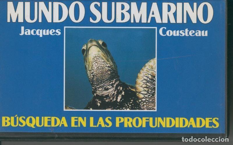 Cine: Video VHS: Jacques Cousteau: Mundo Submarino numero 03: Busqueda en las profundidades - Varios