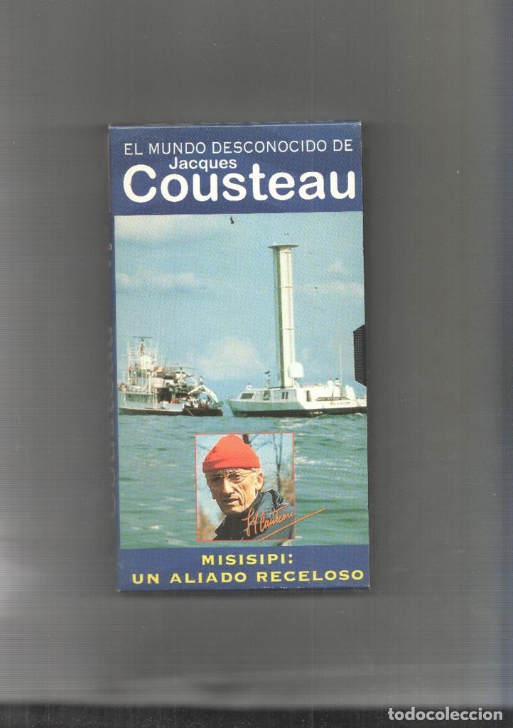 Cine: Video VHS: El Mundo desconocido de Jacques Cousteau numero 07: Misisipi un aliado receloso - Jaques