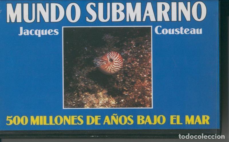 Cine: Video VHS: Jacques Cousteau: Mundo Submarino numero 21: 500 millones de a&ntilde;os bajo el mar - Varios