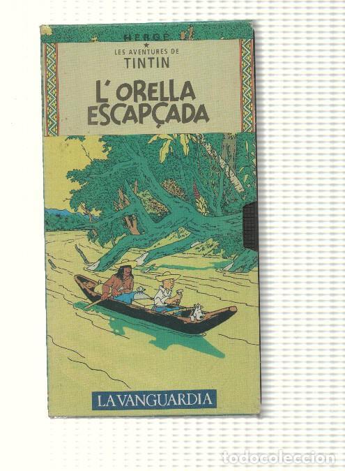 Cinema: VHS La Vanguardia: num 14 - Les Aventures de Tintin. Lorella escap&ccedil;ada. Herge