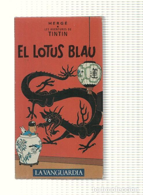 Cinema: Tintin: VHS La Vanguardia: num 13 - Les Aventures de Tintin. El Lotus blau. Herge