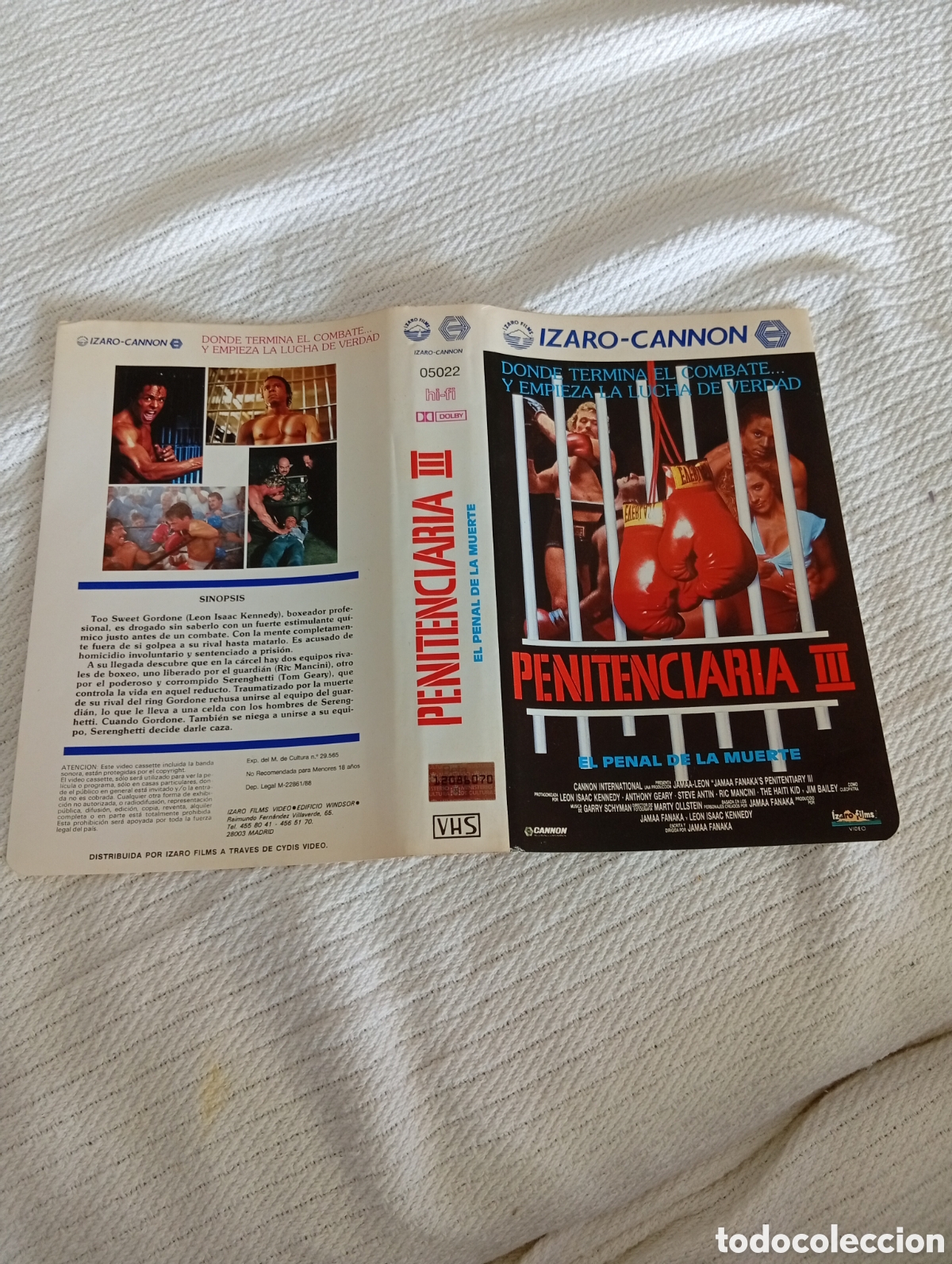 Cine: Penitenciaria 3 vhs (solo car&aacute;tula)