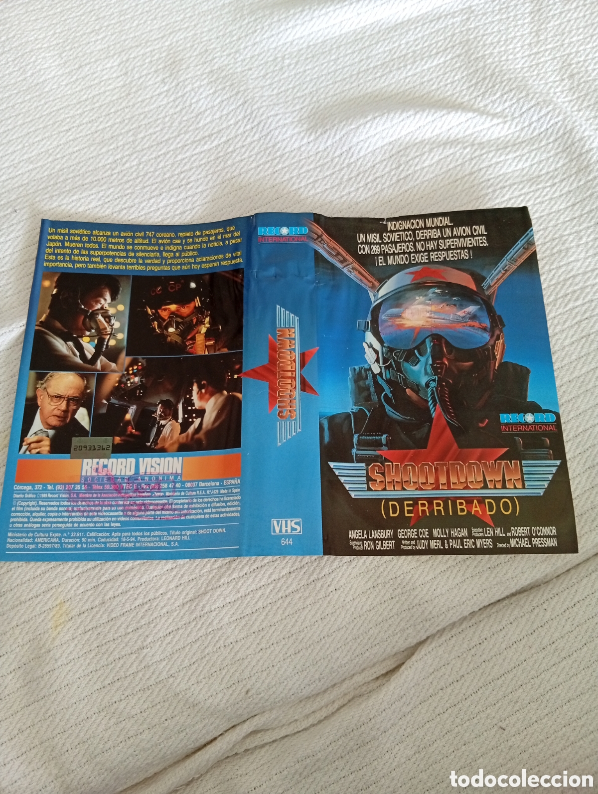 Cine: Shootdown vhs (solo car&aacute;tula)