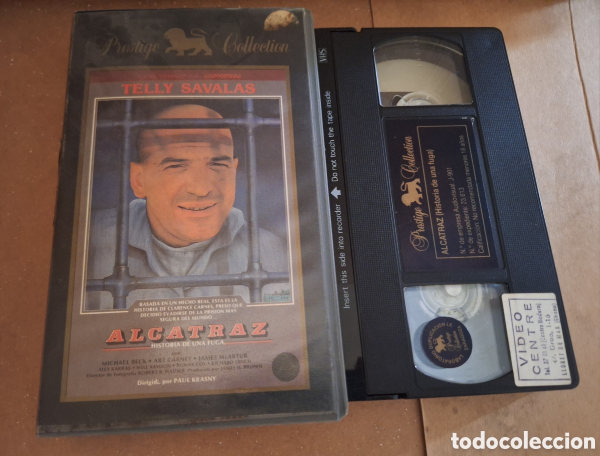 Cine: Alcatraz VHS Telly Savallas
