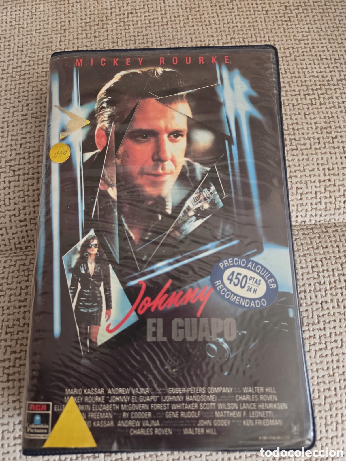 Cine: VHS JOHNNY EL GUAPO (Mickey Rourke) 1a Edici&oacute;n de Videoclub 1989