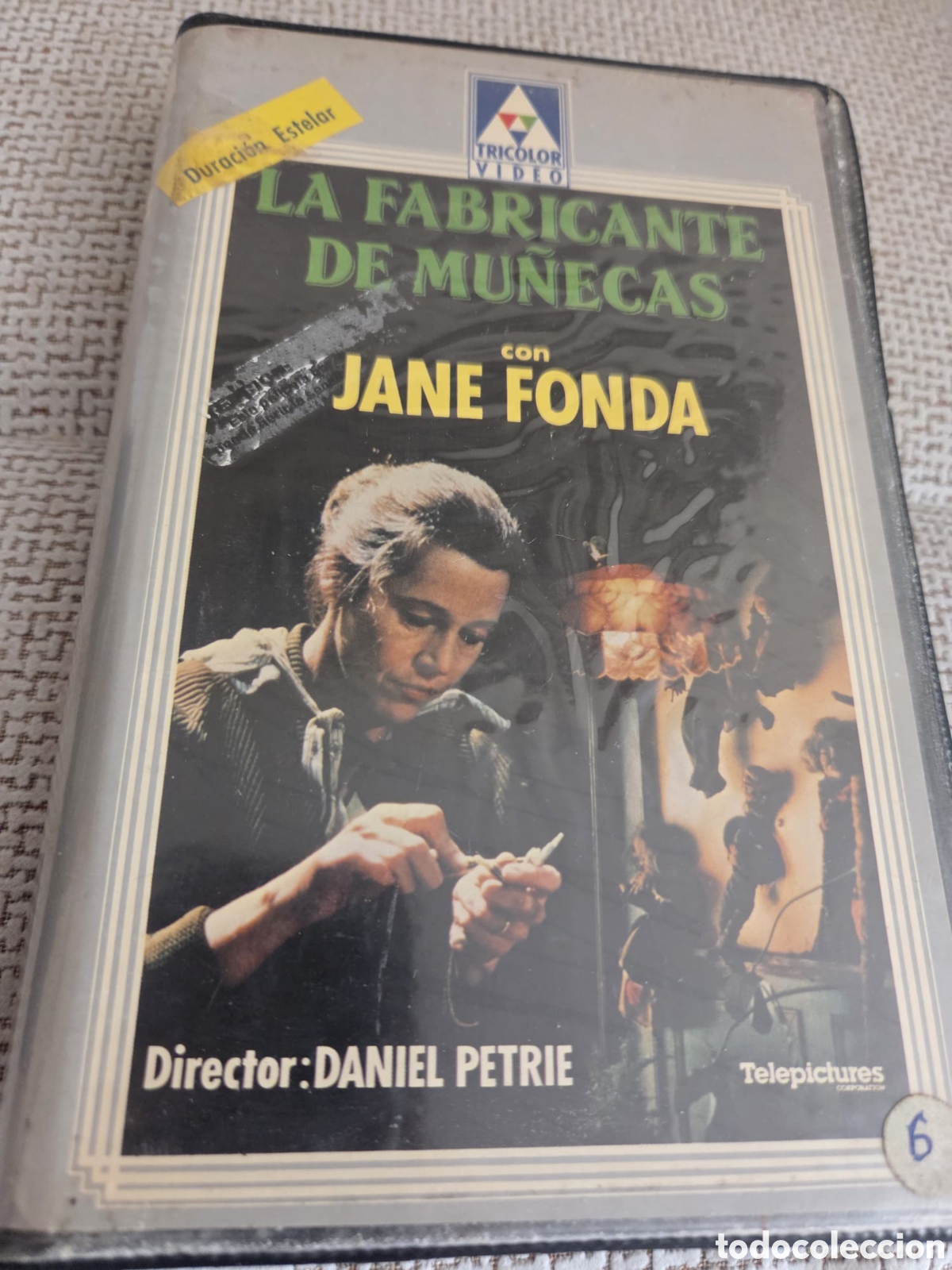 Cine: VHS Jane Fonda LA FABRICANTE DE MU&Ntilde;ECAS 1a Edici&oacute;n de Videoclub 1984