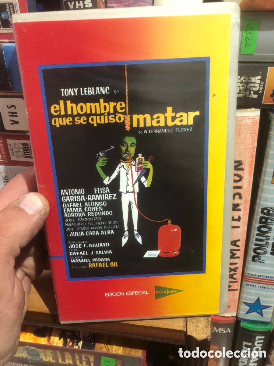 Cine: VHS EL HOMBRE QUE SE QUISO MATAR