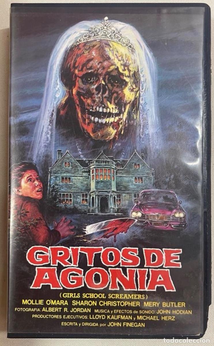 Cine: Pel&iacute;cula de terror vhs GRITOS DE AGONIA