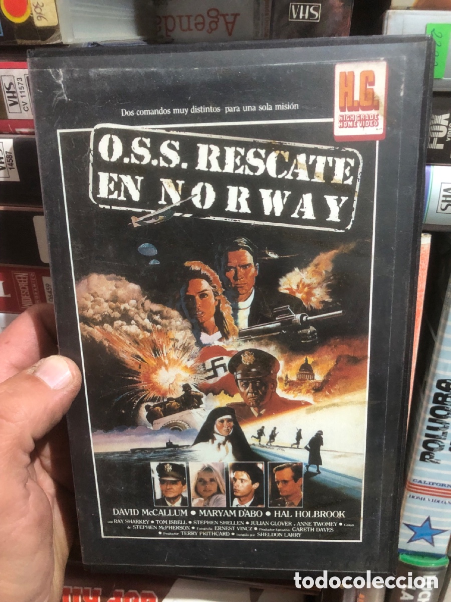 Cine: VHS V&Iacute;DEO CLUB OSS RESCATE EN NORWAY