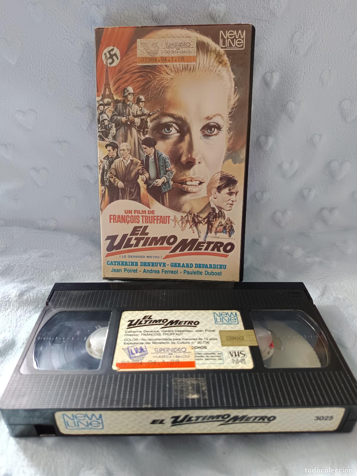 Cine: EL ULTIMO METRO &bull; CATHERINE DENEUVE, GERARD DEPARDIEU &bull; VHS