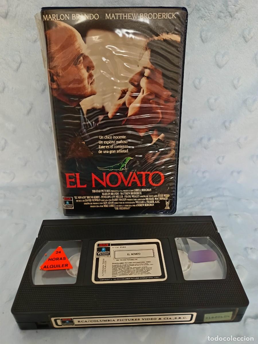 Cine: EL NOVATO - Marlon Brandon, Matthew Broderick - VHS