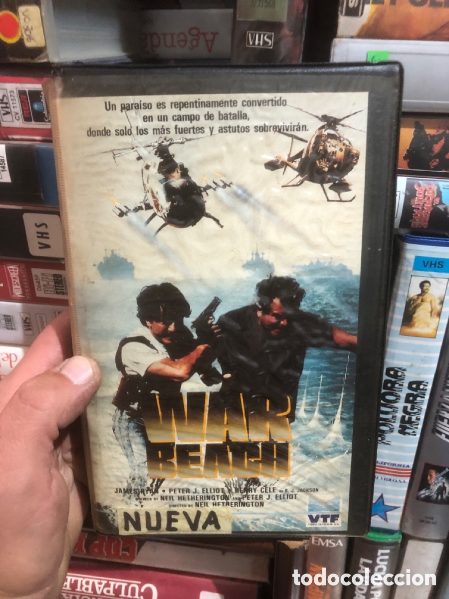 Cine: VHS V&Iacute;DEO CLUB WAR BEACH