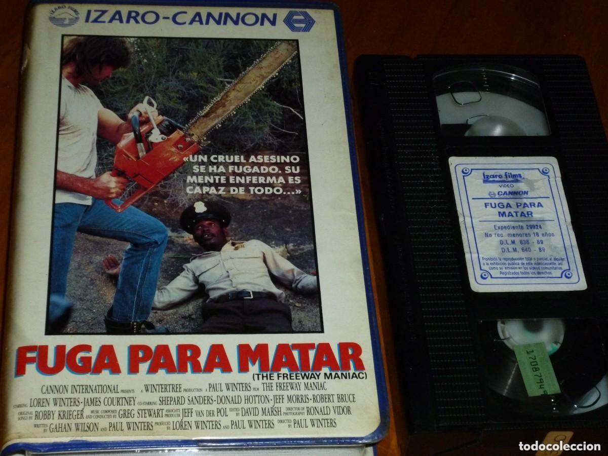 Cine: FUGA PARA MATAR - PAUL WINTERS, LOREN WINTERS, SHEPHERD SANDERS - IZARO CANNON - VHS