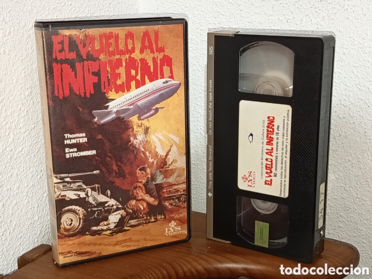 Cine: El vuelo al infierno. Jes&uacute;s Jess Franco. Pel&iacute;cula VHS