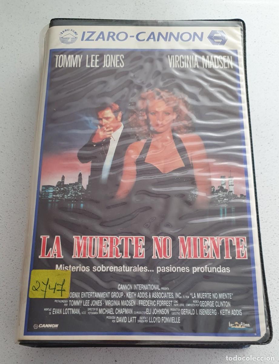 Cine: Pel&iacute;cula Vhs La Muerte No Miente. Tommy Lee Jones Virgina Madsen. Izaro - Cannon. Videoclub alquiler