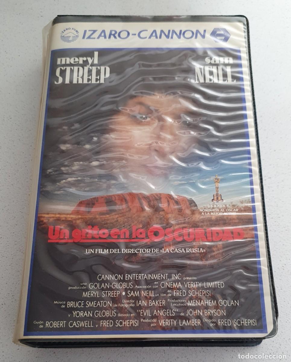 Cine: Pel&iacute;cula Vhs Un Grito en la Oscuridad. Meryl Streep, Sam Neill. Izaro - Cannon 1991. Videoclub.