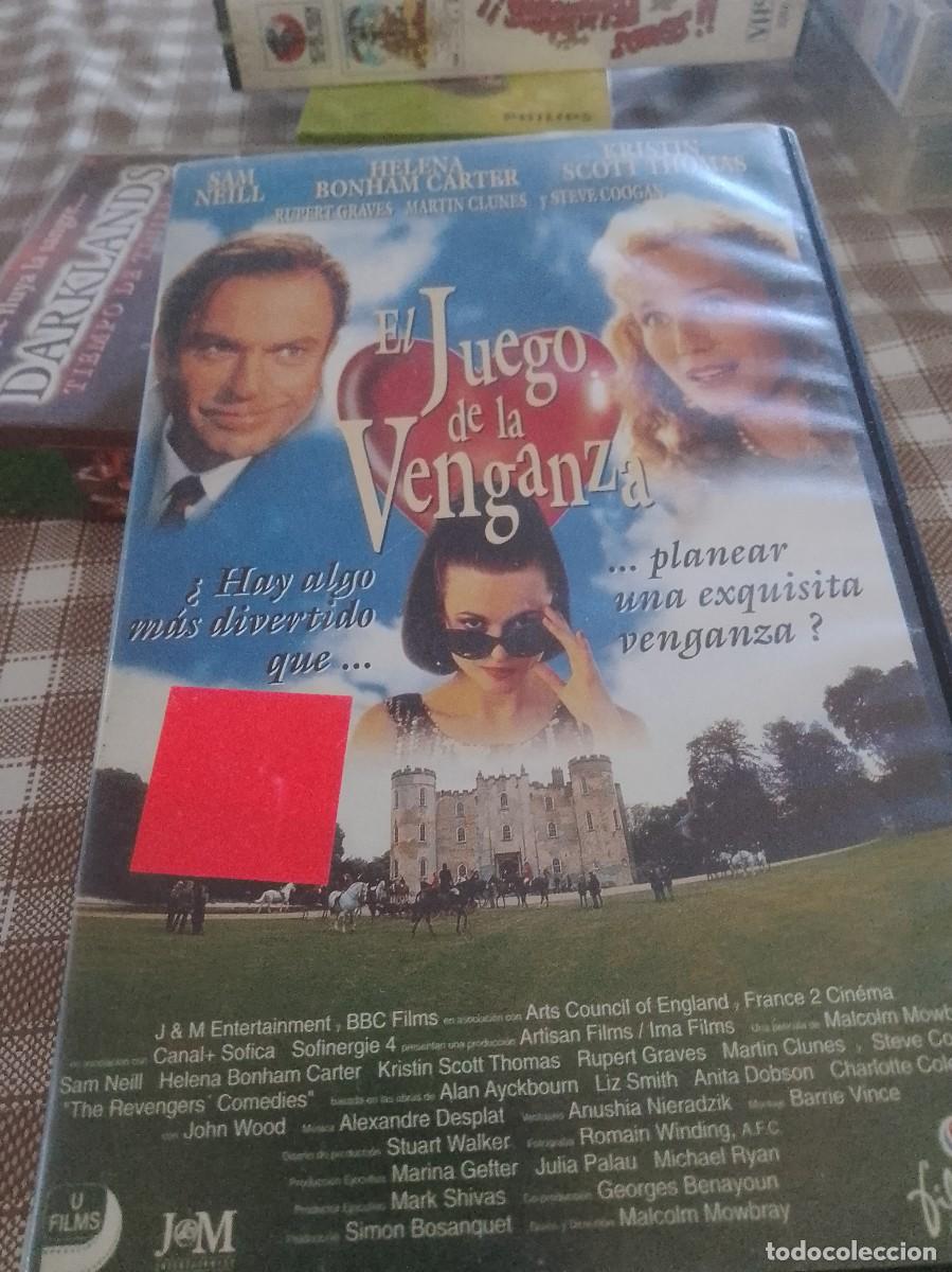 Cine: El juego de la venganza vhs caja grande rrareza