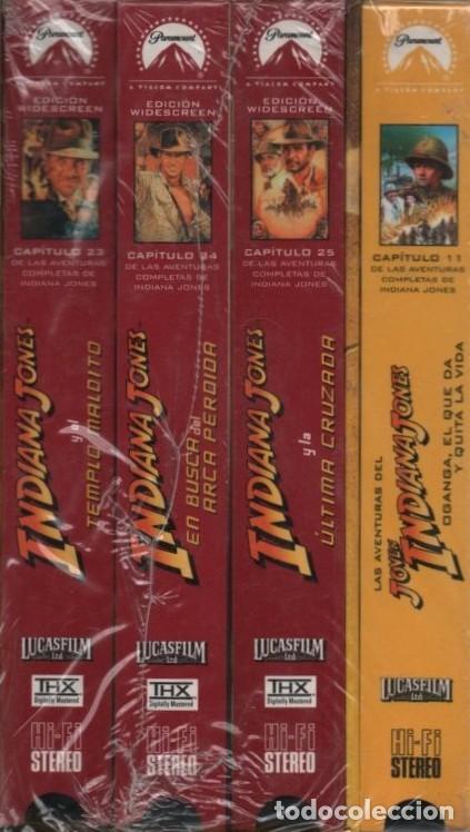 Cine: LAS AVENTURAS DEL JOVEN INDIANA JONES (4 CINTAS) VHS-1457