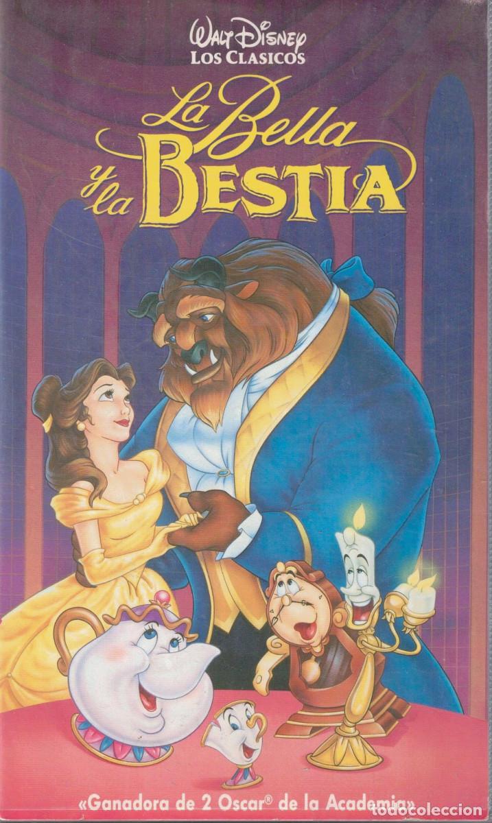 Cine: VHS - LA BELLA Y LA BESTIA - WALT DISNEY - LOS CL&Aacute;SICOS