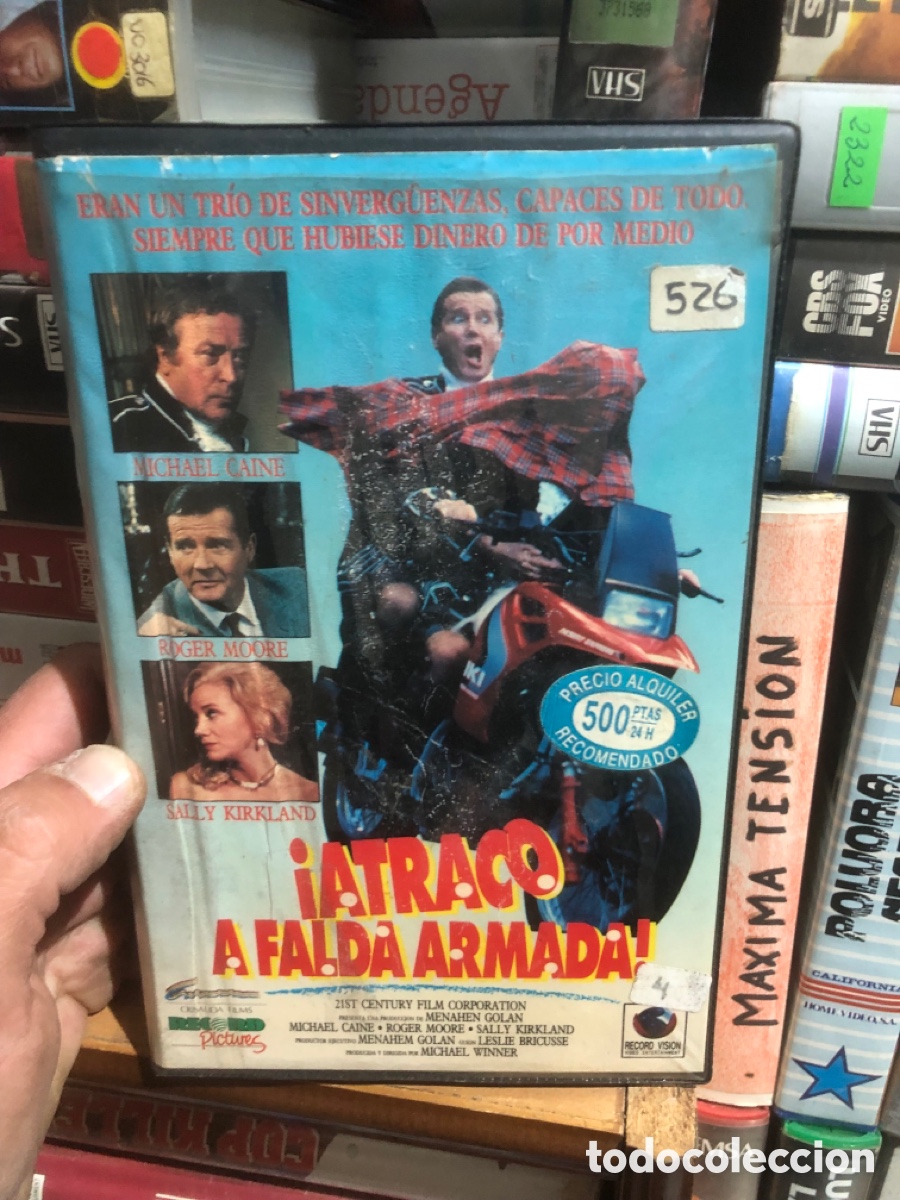 Cine: VHS V&Iacute;DEO CLUB ATRAC&Oacute; A FALDA ARMADA
