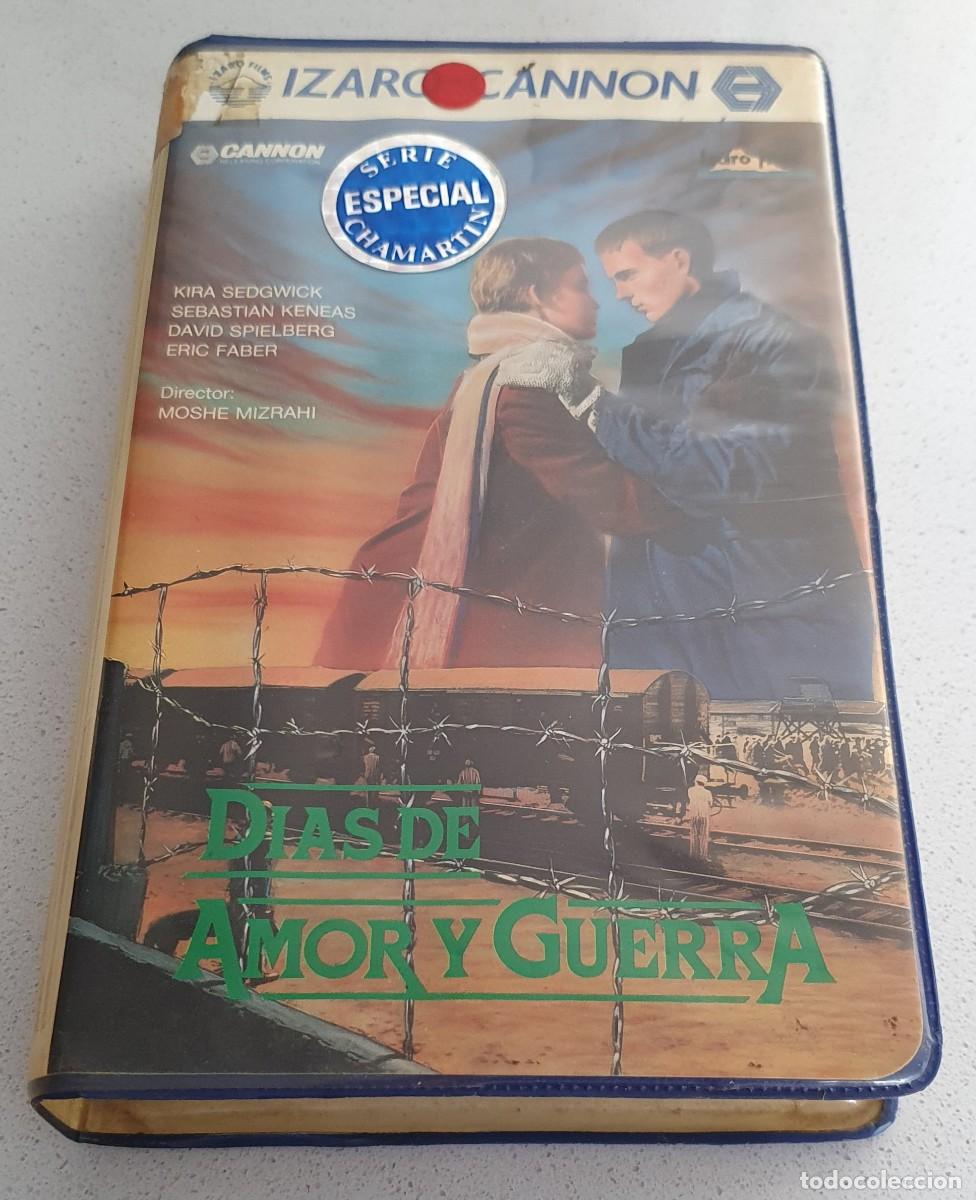 Cine: Pel&iacute;cula Vhs D&iacute;as de amor y guerra. Editada por Izaro - Cannon en 1986. Videoclub alquiler.