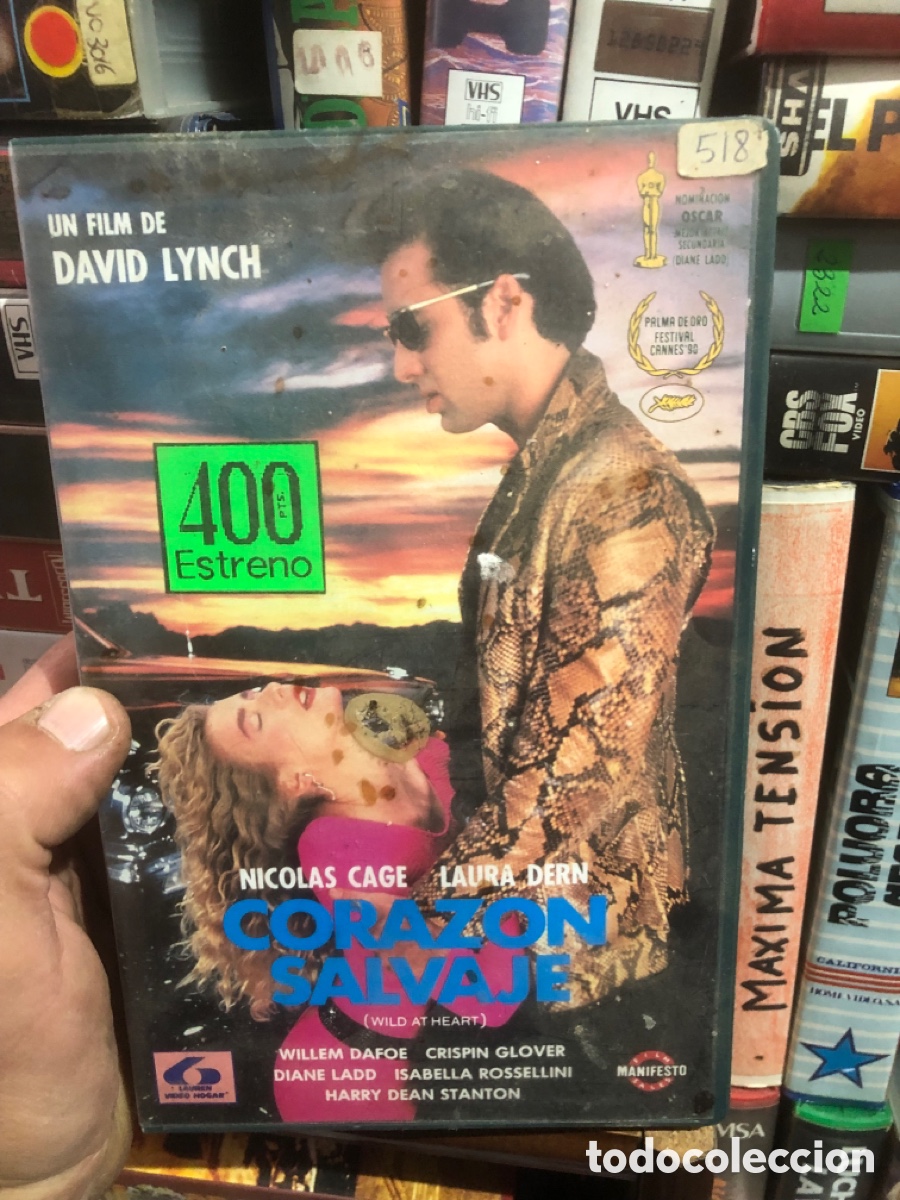 Cine: VHS V&Iacute;DEO CLUB CORAZ&Oacute;N SALVAJE