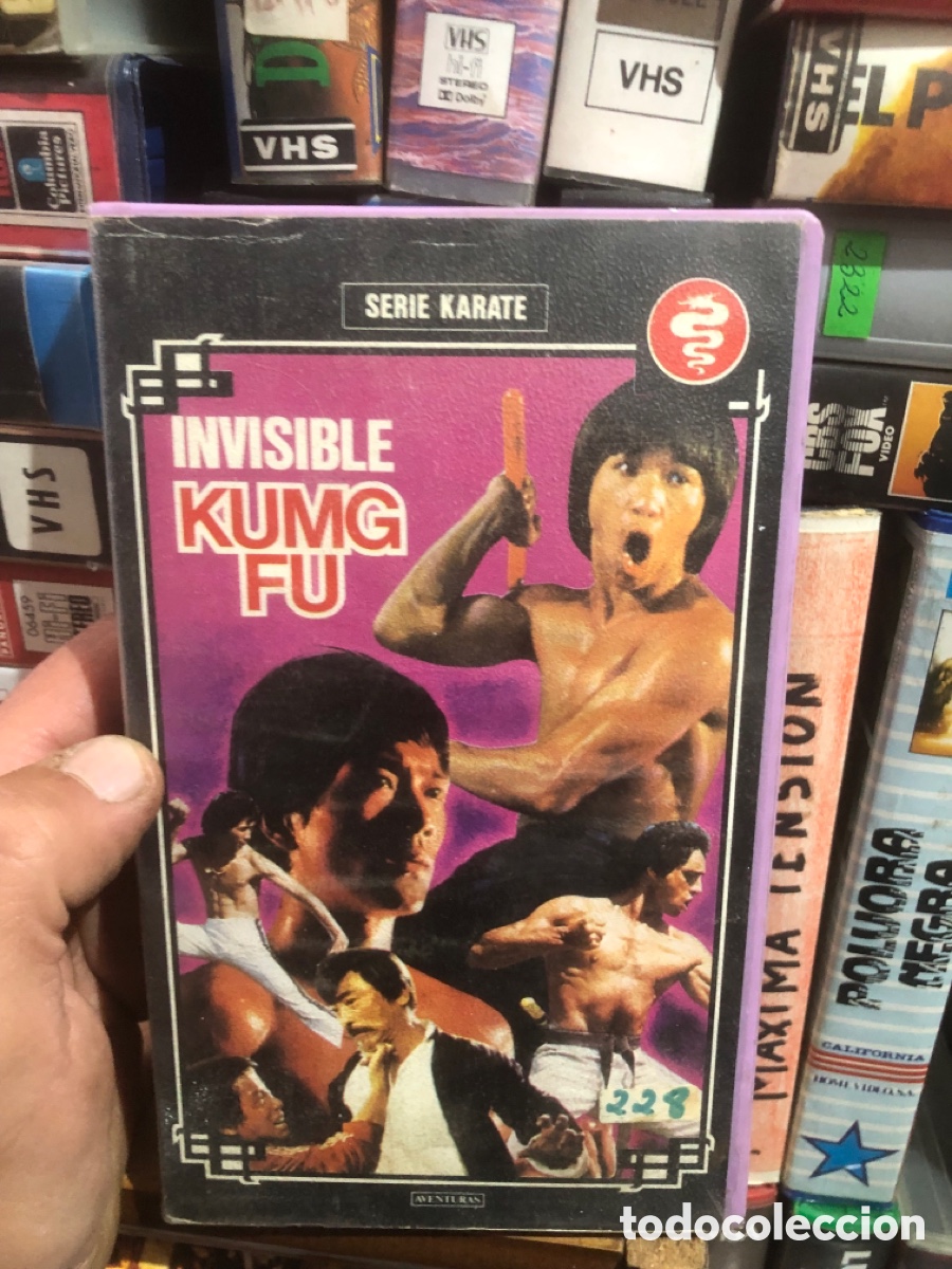 Cine: VHS V&Iacute;DEO CLUB INVISIBLE KUNG-FU