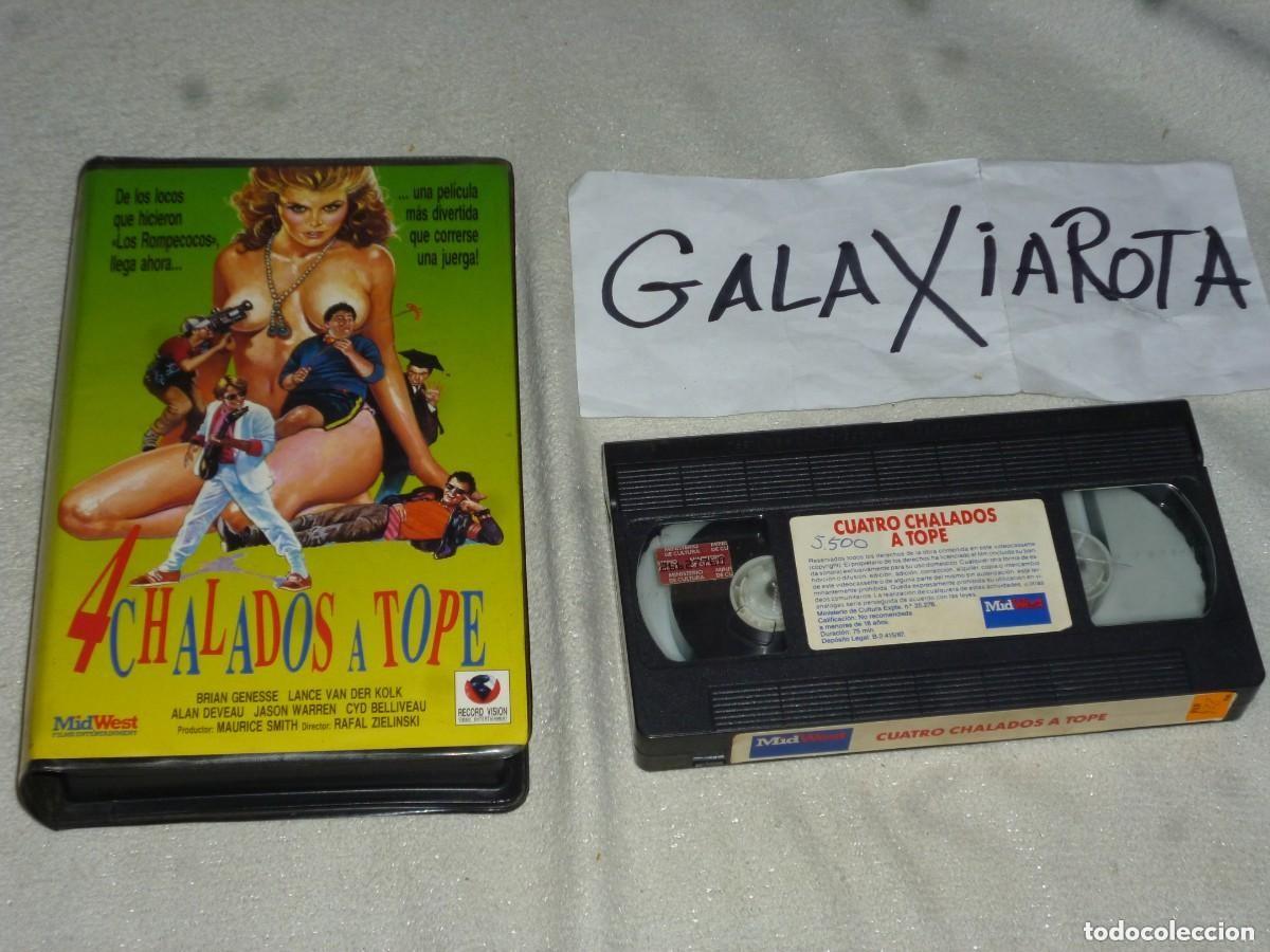Cine: 4 chalados a tope. Pelicula en video VHS