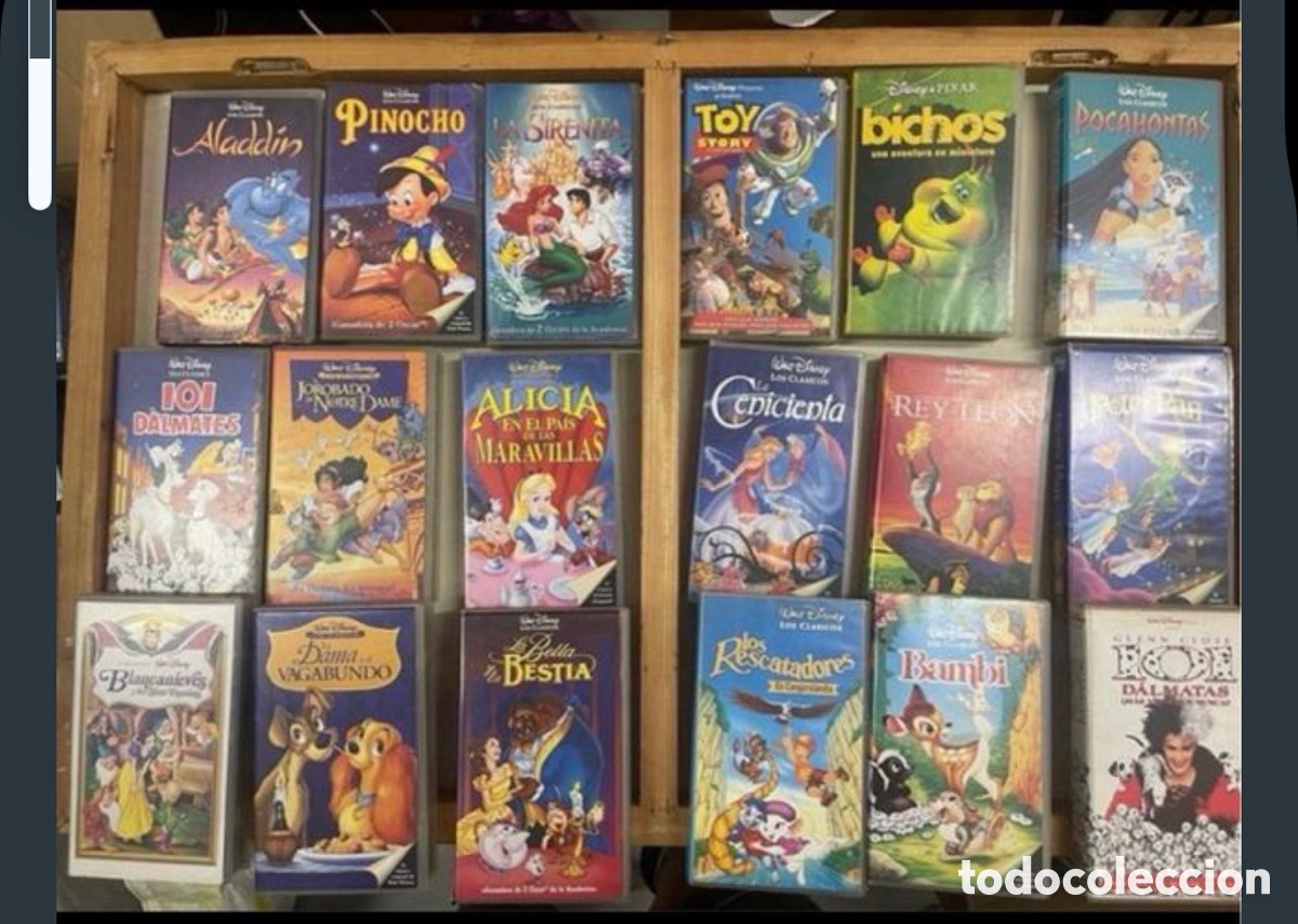 Cine: Colecci&oacute;n de DISNEY, pel&iacute;culas en VHS