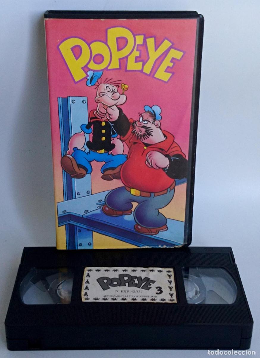 Cine: POPEYE 3 EN VHS DIBUJOS ANIMADOS