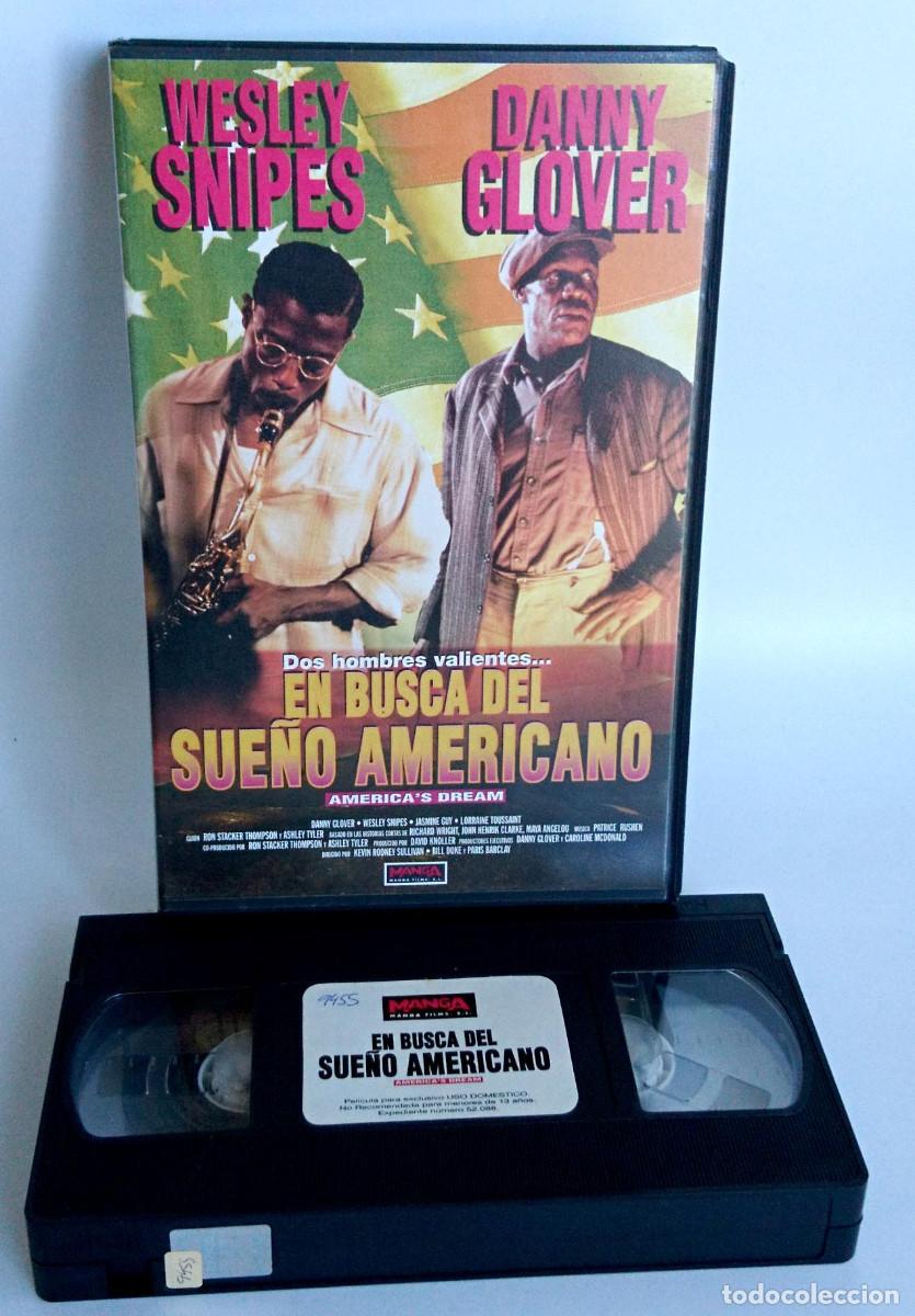 Cine: EN BUSCA DEL SUE&Ntilde;O AMERICANO DE WESLEY SNIPES Y DANNY GLOVER EN VHS CAJA GRANDE