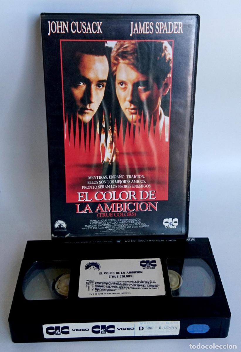Cine: EL COLOR DE LA AMBICION TRUE COLOURS DE JOHN CUSACK Y JAMES SPADER EN VHS CAJA GRANDE DE CIC