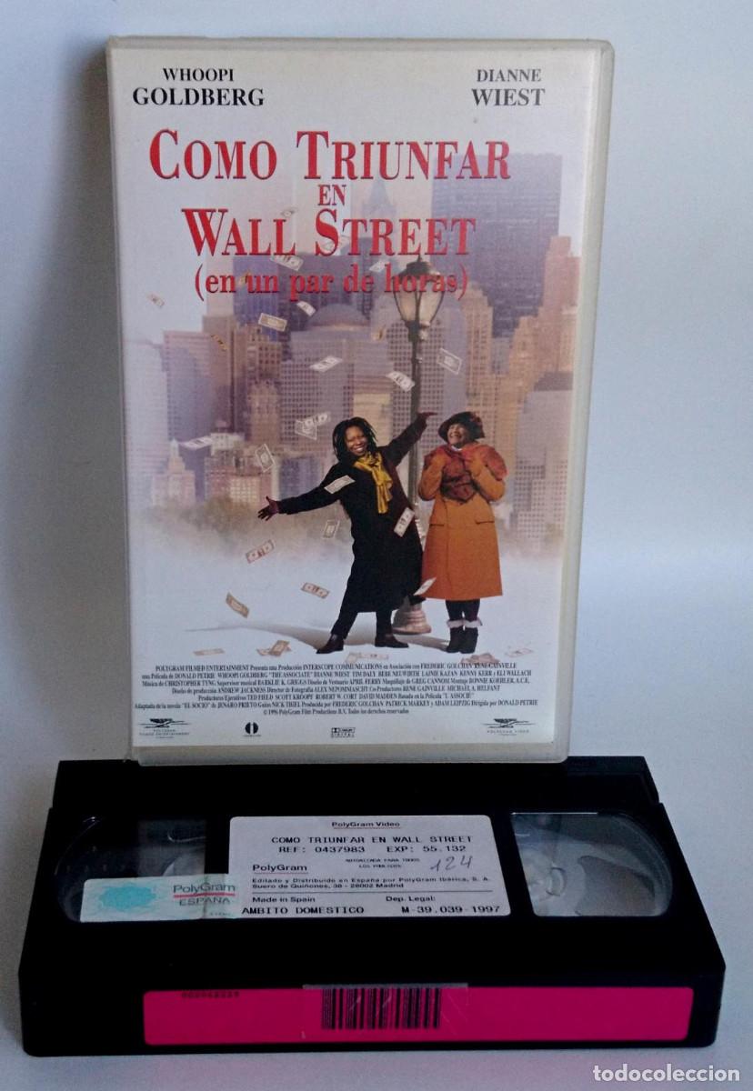 Cine: COMO TRIUNFAR EN WALL STREET EN UN PAR DE HORAS DE WHOOPI GOLDBERG Y DIANNE WIEST EN VHS CAJA GRANDE