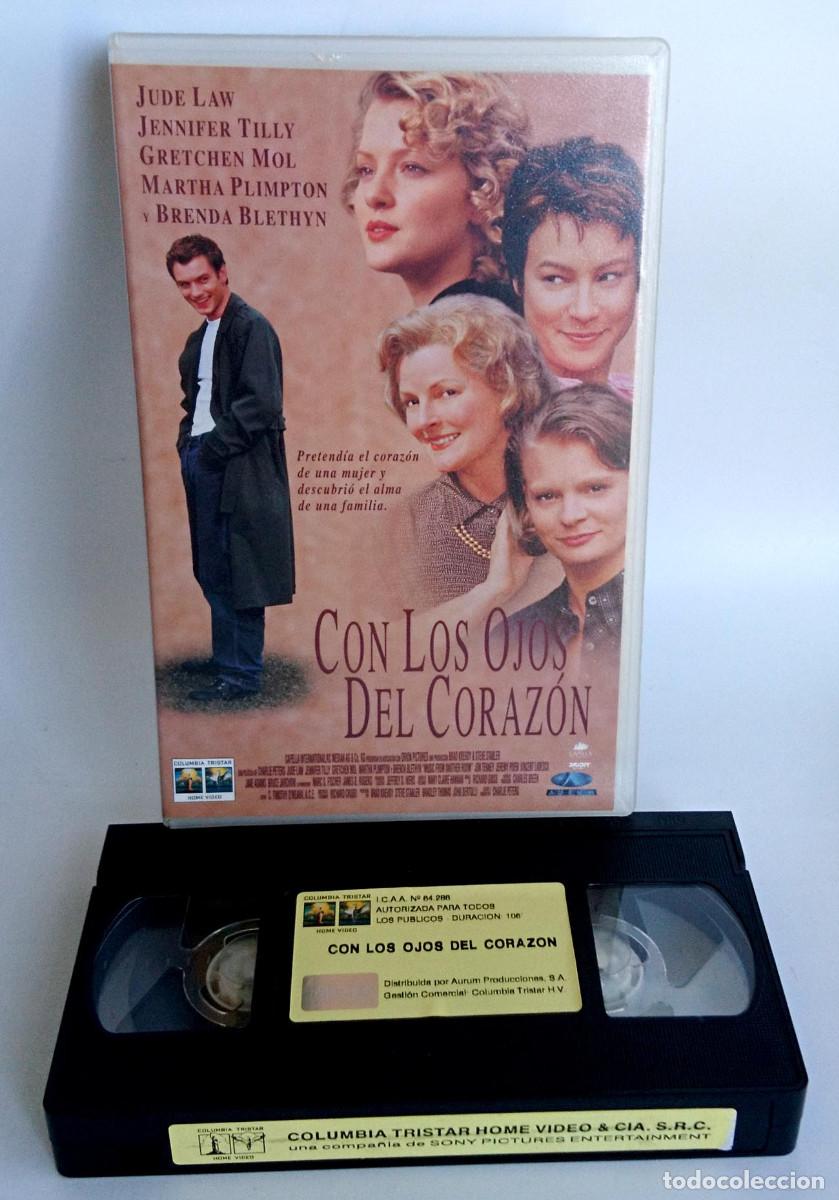 Cine: CON LOS OJOS DEL CORAZON EN VHS CAJA GRANDE