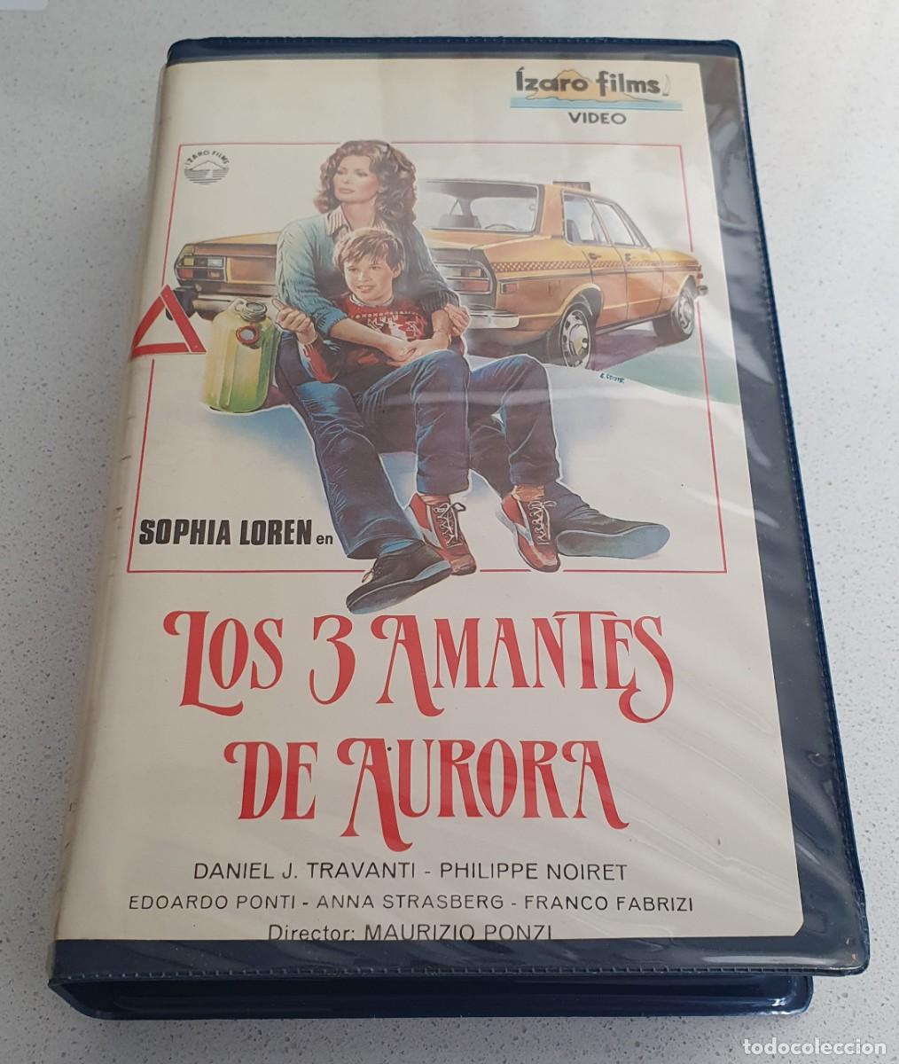 Cine: Pel&iacute;cula Vhs Los 3 Amantes de Aurora. Sophia Loren, Philippe Noiret. Izaro Films V&iacute;deo 1986.