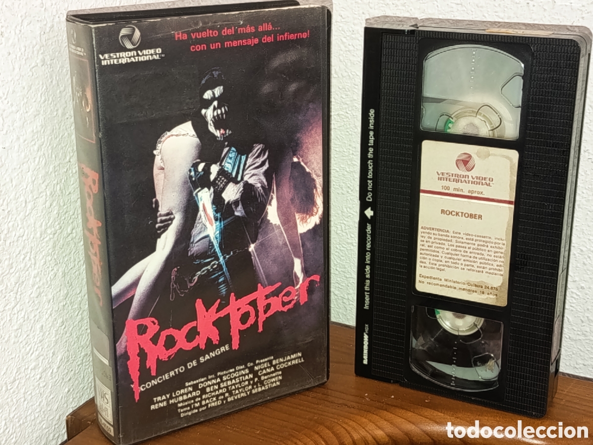 Cine: Rocktober concierto de sangre. Pel&iacute;cula VHS