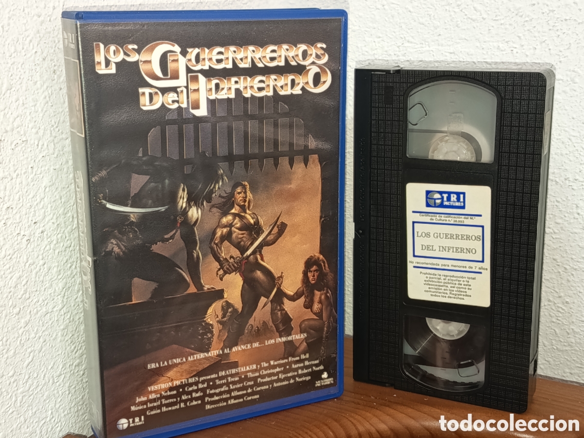Cine: Los guerreros del infierno. Pel&iacute;cula VHS