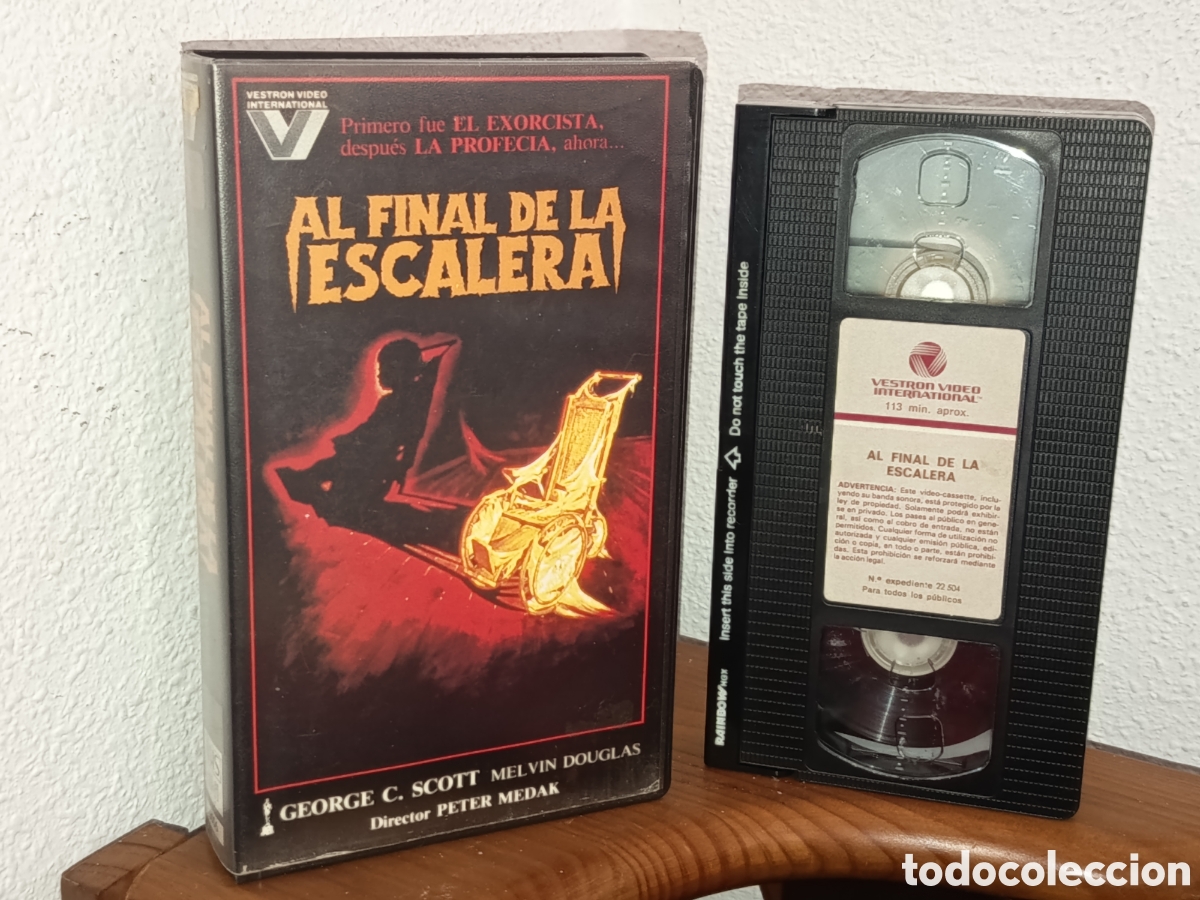 Cine: Al final de la escalera. George Scott. Pel&iacute;cula VHS