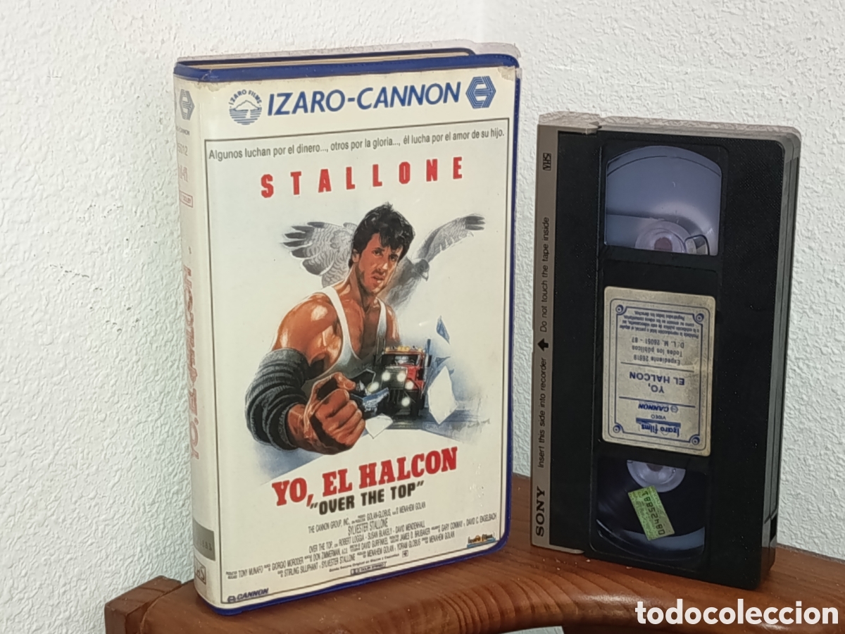Cine: Yo el halc&oacute;n. Sylvester Stallone. Pel&iacute;cula VHS
