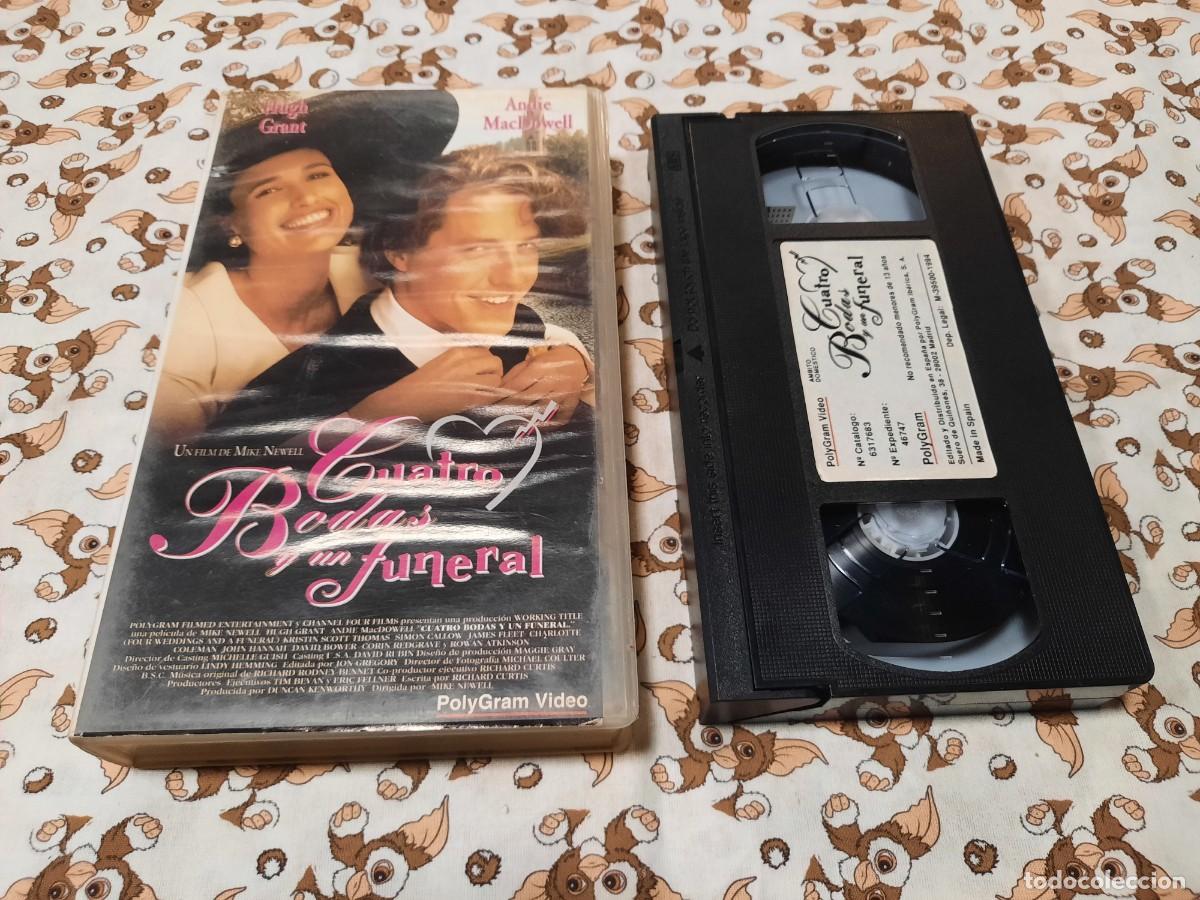 Cinema: PELICULA EN VHS CUATRO BODAS Y UN FUNERAL