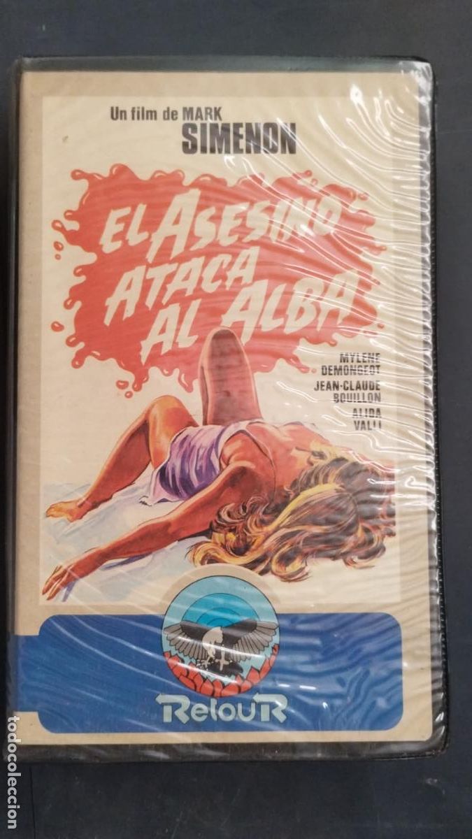 Cine: VHS EL ASESINO ATACA AL ALBA - MYLENE DEMONGEOT - MARK SIMENON