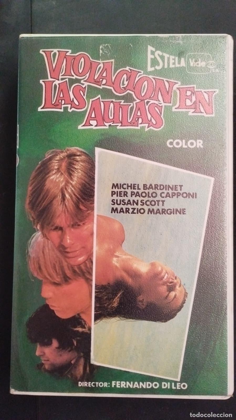 Cine: VHS VIOLACION EN LAS AULAS - FERNANDO DI LEO