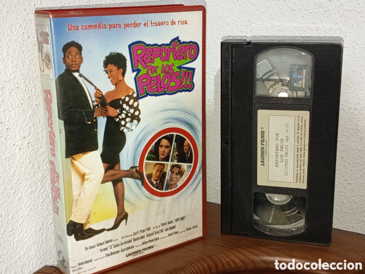 Cine: Reportero por los pelos. Pel&iacute;cula VHS