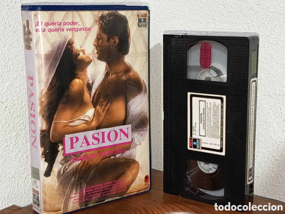 Cine: Pasi&oacute;n passion flowers. Pel&iacute;cula VHS