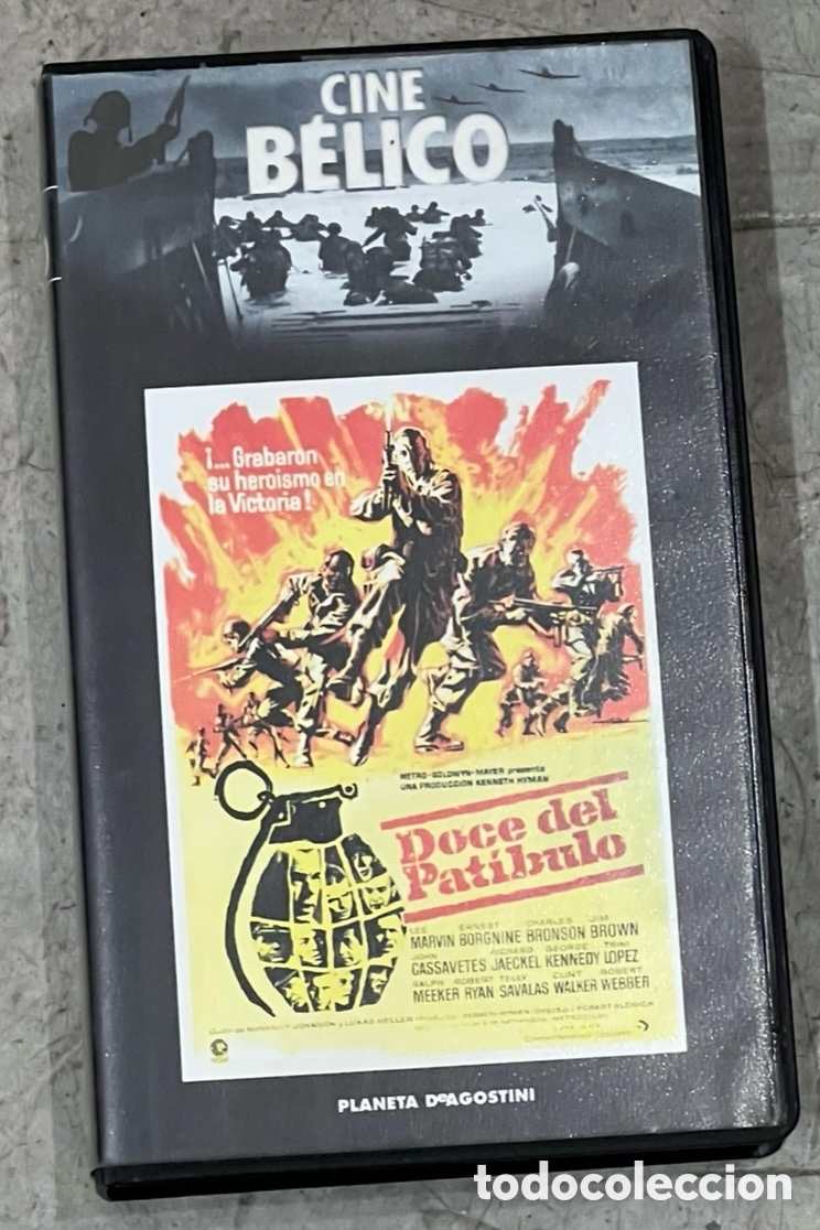 Cine: Pelicula. &ldquo;Doce del pat&iacute;bulo&rdquo;. Robert Aldrich. 1967. Cine B&eacute;lico. Planeta Agostini.