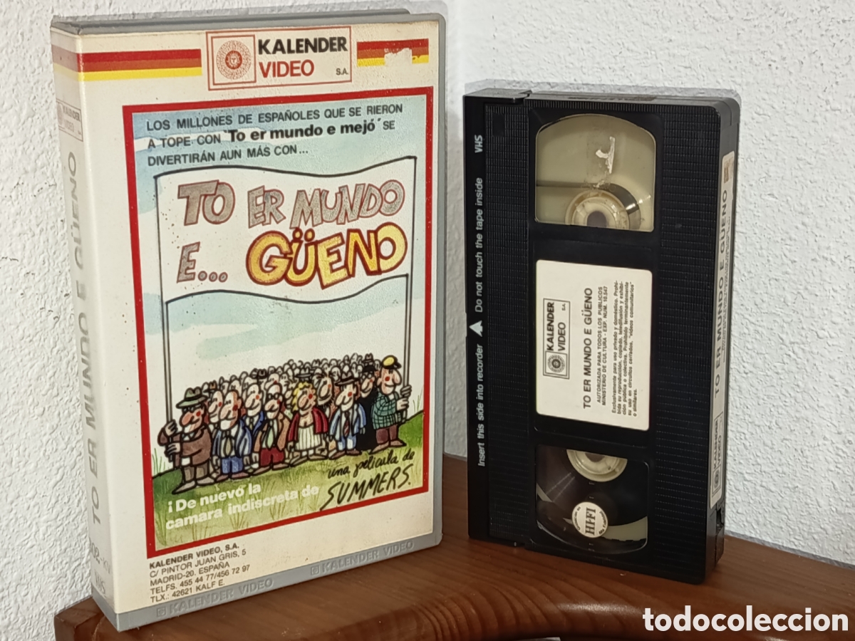 Cine: To er mundo e gueno. Manuel summers. Pel&iacute;cula VHS