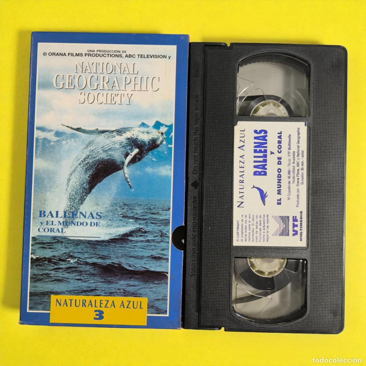 Cine: VHS Ballenas Y El Mundo De Coral &ndash; National Geographic &ndash; Naturaleza Azul Vol. 3