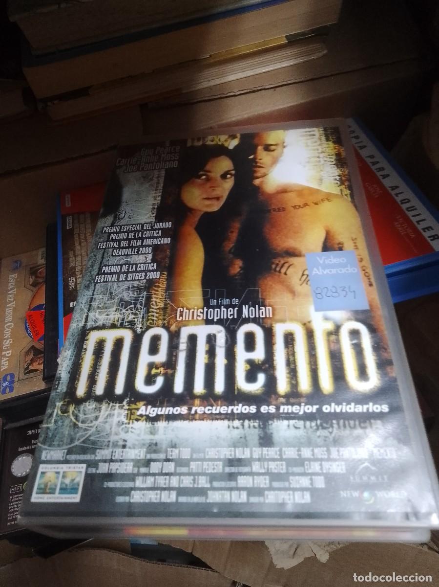 Cine: Memento vhs caja grande rrareza